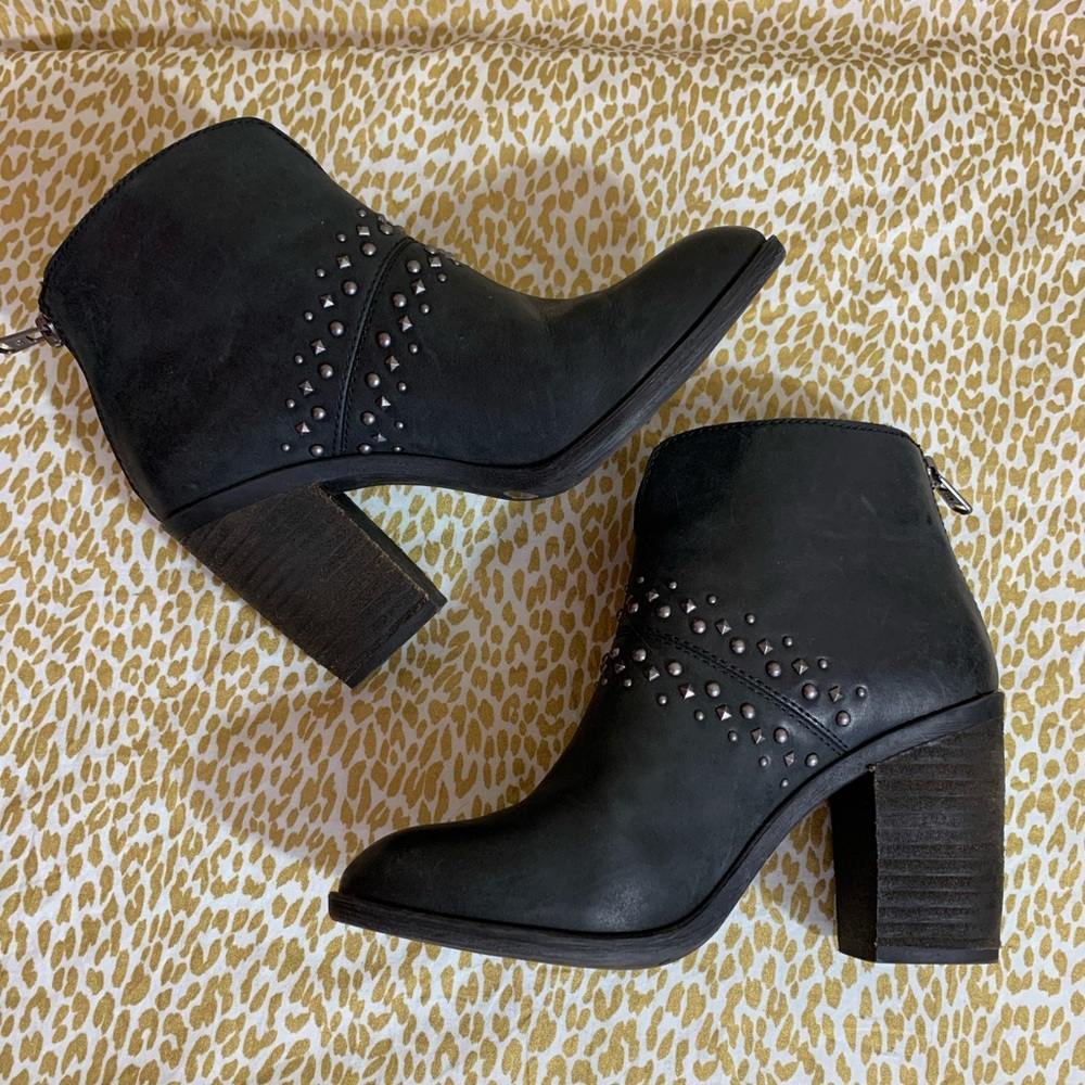 Lucky Brand Bootie with Metal Stud Accents
